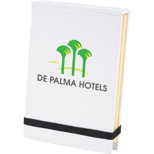 White Hard Cover Sticky Notes Booklets